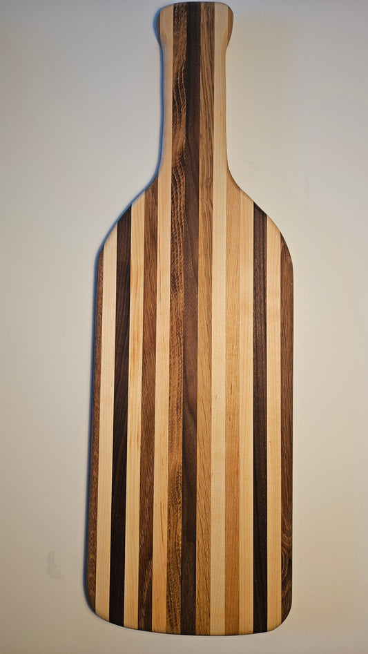 Wine bottle shape Charcuterie board