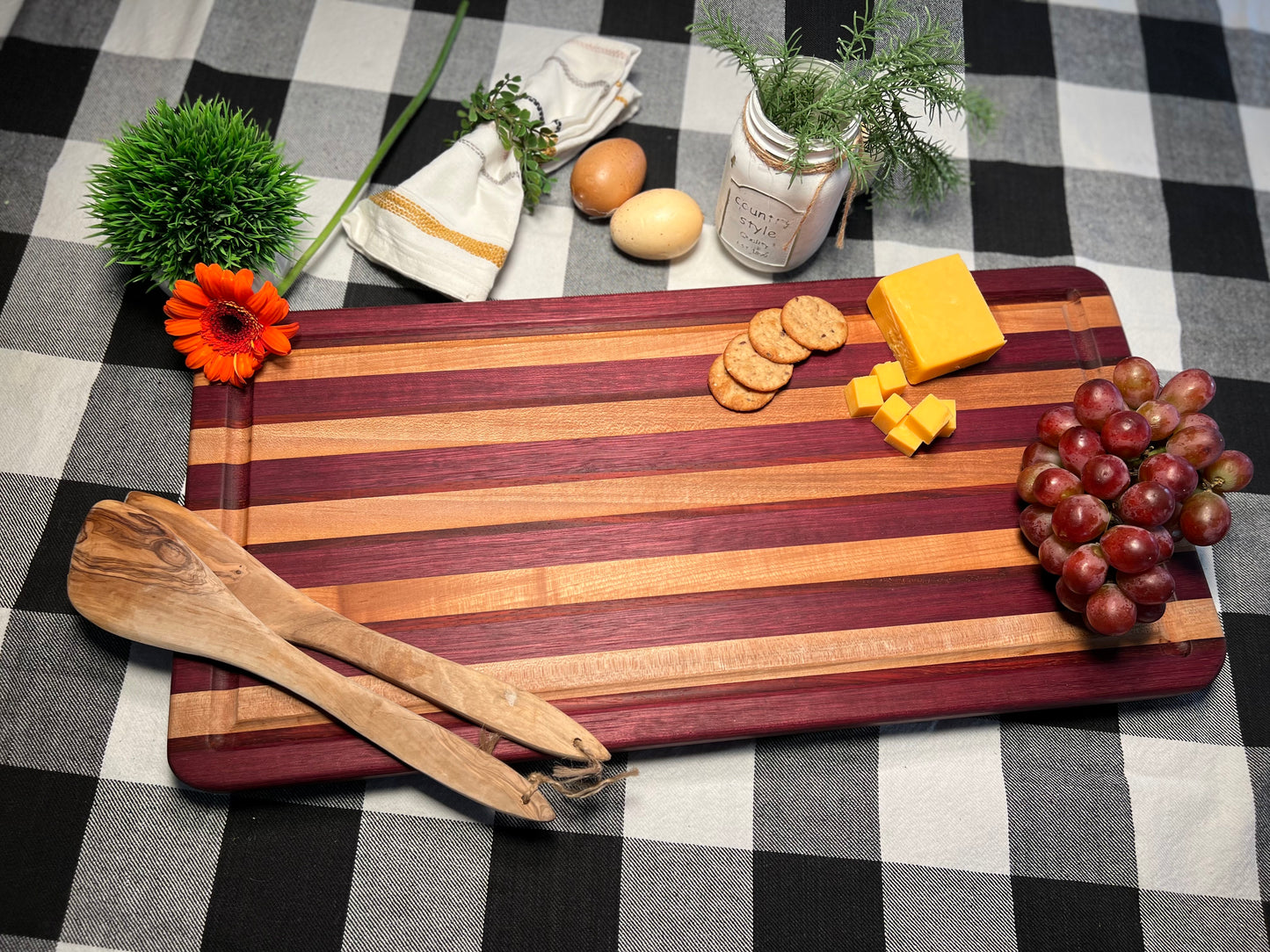 Striped Cutting Board