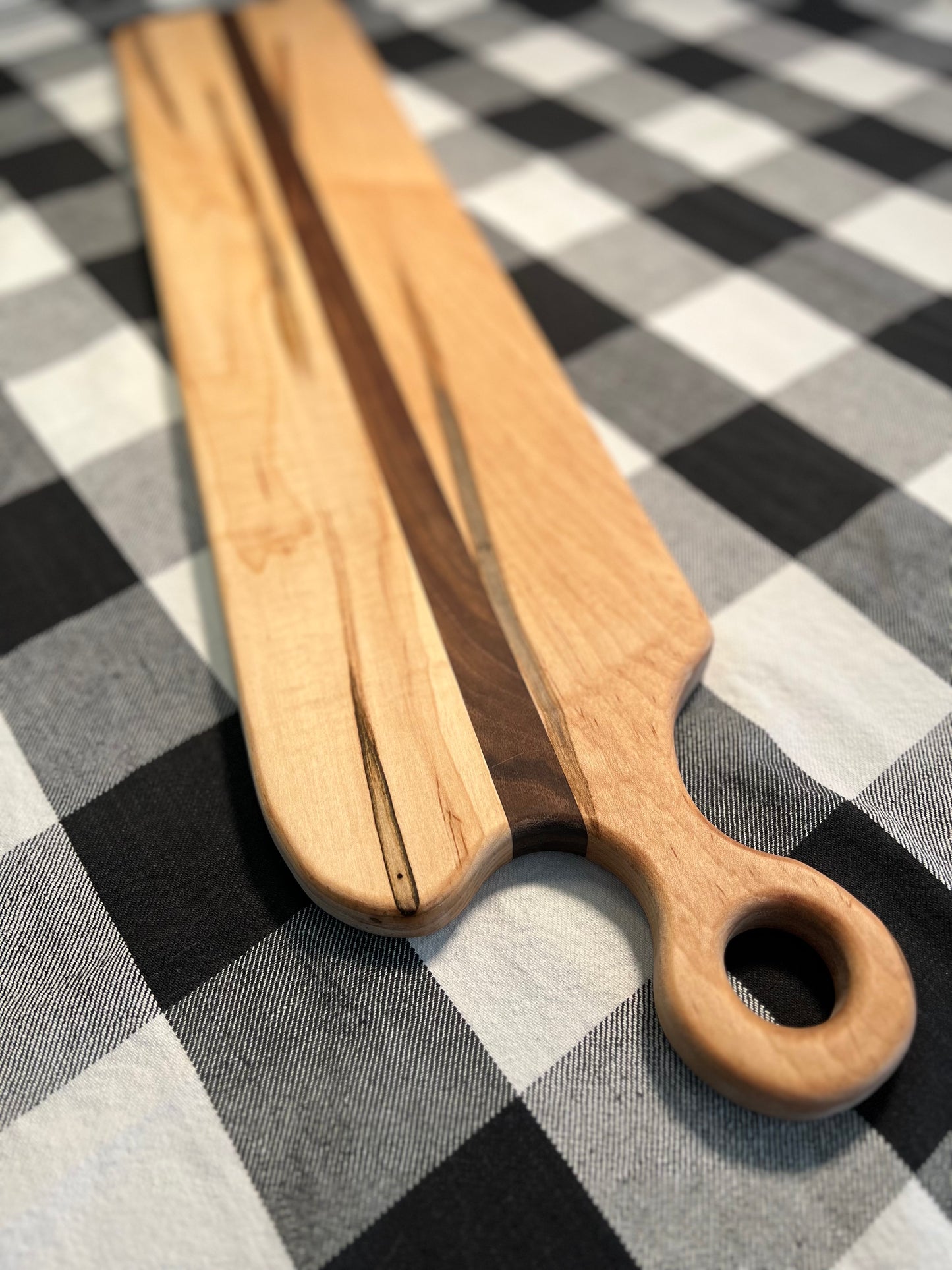 Maple and Walnut Charcuterie Board.