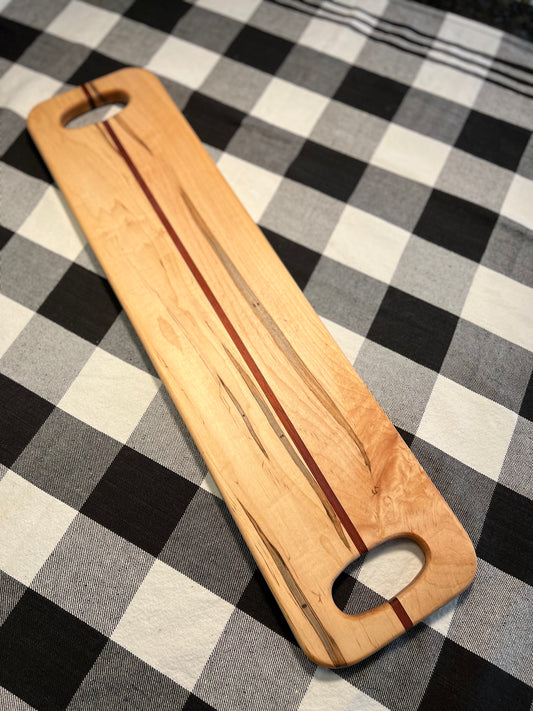 Maple and African Padauk Appetizer Tray