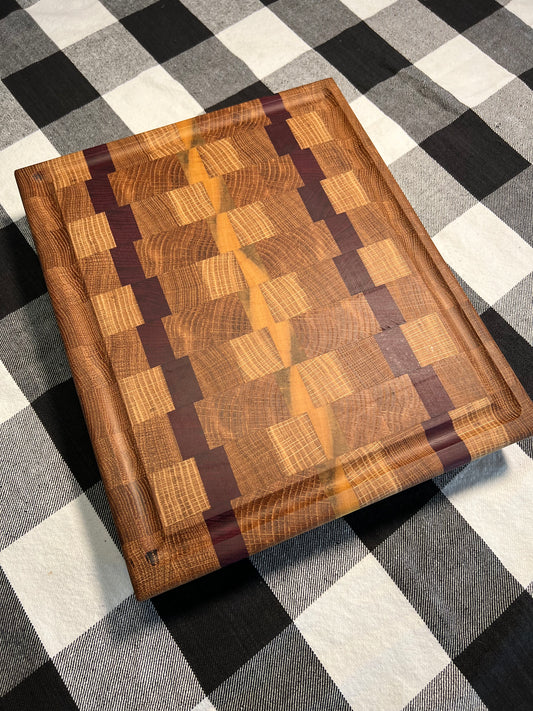 Checkered Butcher Block